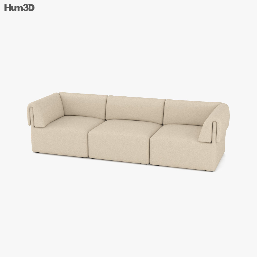 Gubi Wonder Sofa Modèle 3D