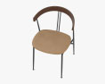 Gubi Violin Dining chair 3d model