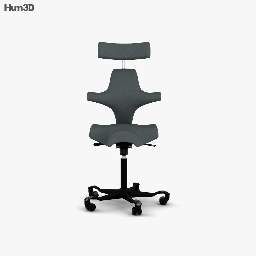 HAG Capisco チェア 3Dモデル - ダウンロード 家具 on 3DModels.org