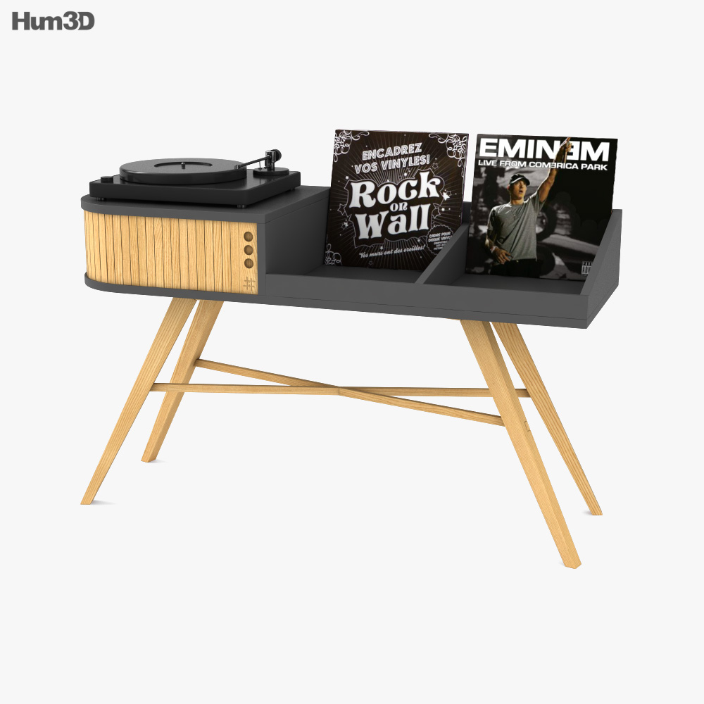 HRDL The Vinyl Table 3D model
