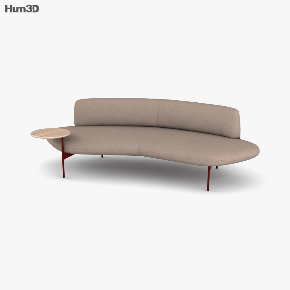 Haworth Openest Feather Sofa 3D model