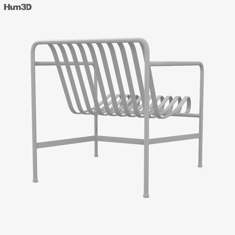 Hay Palissade Lounge chair 3D модель - Скачать Мебель на 3DModels.org