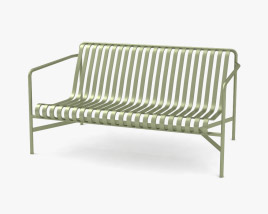 Hay Palissade Lounge sofa 3D model