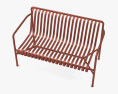 Hay Palissade Dining Bench 3D 모델 