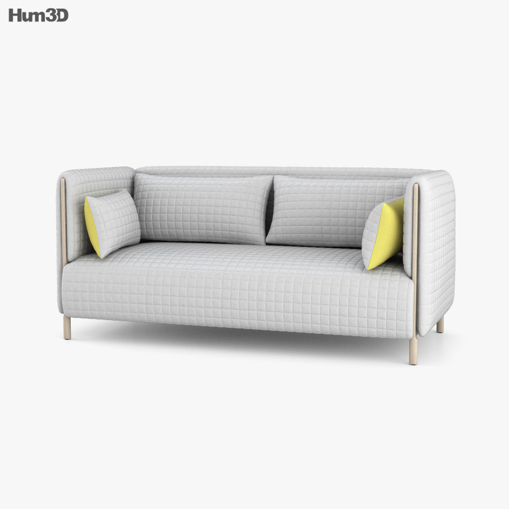 Herman Miller ColourForm Sofa 3d model