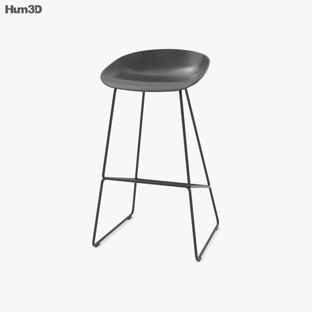 Herman Miller About A Stool 3D 모델 