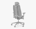 Herman Miller Vantum Геймерськe крісло 3D модель