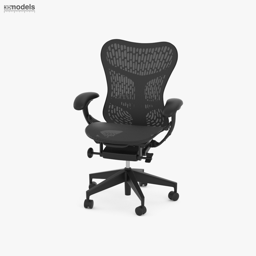 Herman Miller Mirra 2 black Office chair Modelo 3d