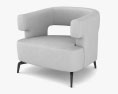 Holly Hunt Minerva Cadeira de Lounge Modelo 3d