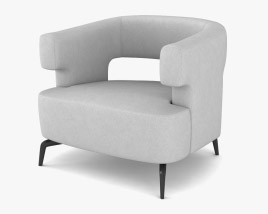 Holly Hunt Minerva Lounge chair 3D model