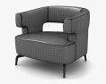 Holly Hunt Minerva Loungesessel 3D-Modell