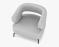 Holly Hunt Minerva Lounge chair Modelo 3D
