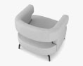 Holly Hunt Minerva Lounge chair 3D модель