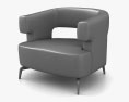 Holly Hunt Minerva Cadeira de Lounge Modelo 3d