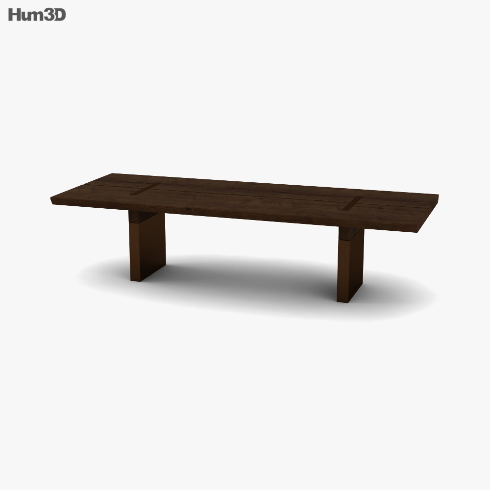 Holly Hunt Split Dining table 3D model