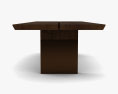 Holly Hunt Split Tavolo da Pranzo Modello 3D