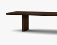 Holly Hunt Split Tavolo da Pranzo Modello 3D