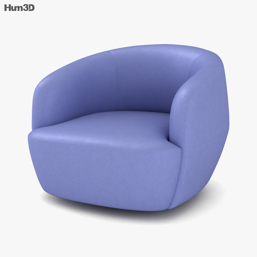 Holly Hunt Sumo Lounge chair 3D model