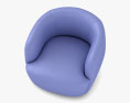 Holly Hunt Sumo Lounge chair Modello 3D