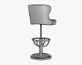 Howe Captain Bar stool 3d model