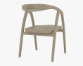 Hydile Teak Wood 椅子 with armrests Anta 3D模型