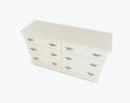 IKEA BIRKELAND チェストオブドロワーズ 6 3Dモデル