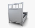 IKEA HEMNES Bed 3d model