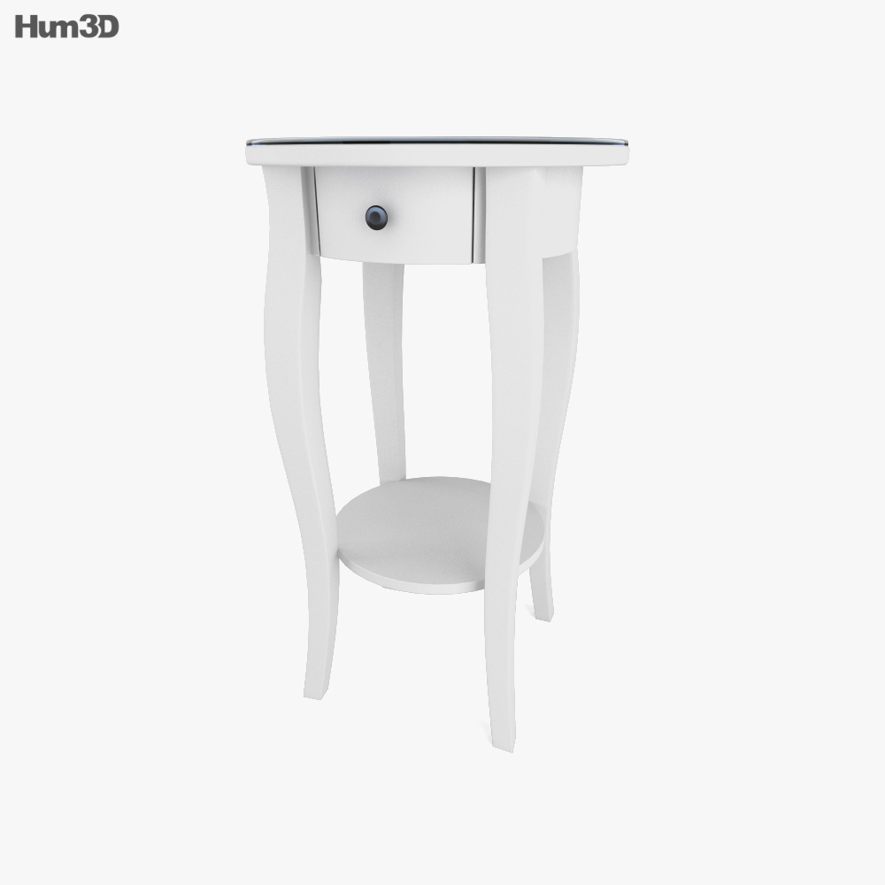 IKEA HEMNES Mesa de Cabeceira 1 Modelo 3d