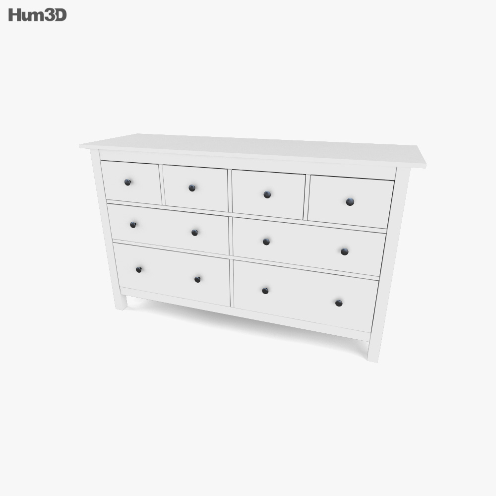 IKEA HEMNES Cómoda 8 Modelo 3D