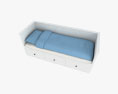 IKEA HEMNES Day-침대 3D 모델 