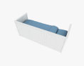 IKEA HEMNES Day-침대 3D 모델 