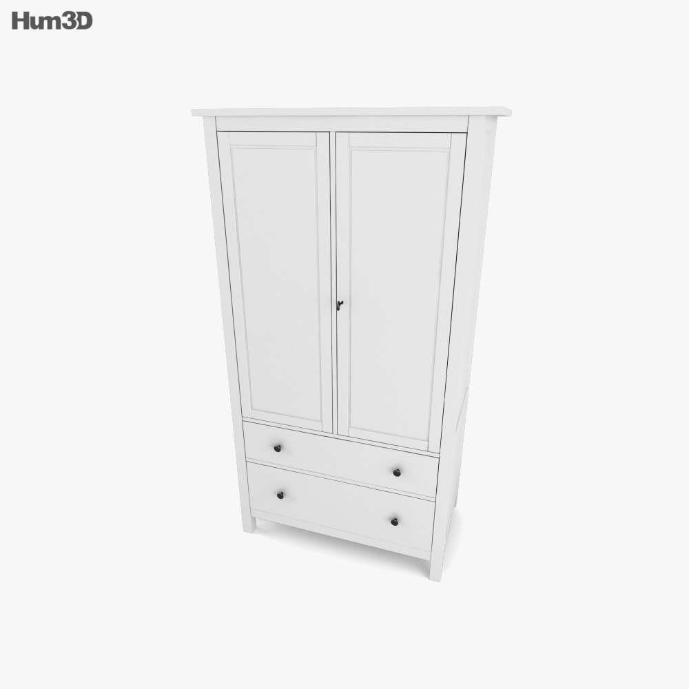 IKEA HEMNES Penderie Modèle 3D