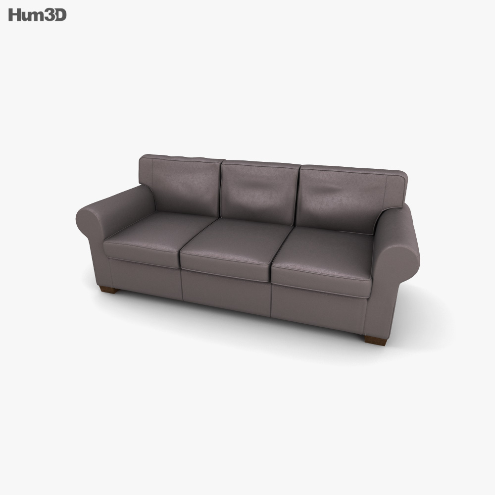 IKEA EKTORP Three-Seat sofa 3d model