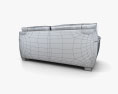 IKEA VRETA Трехместный диван 3D модель