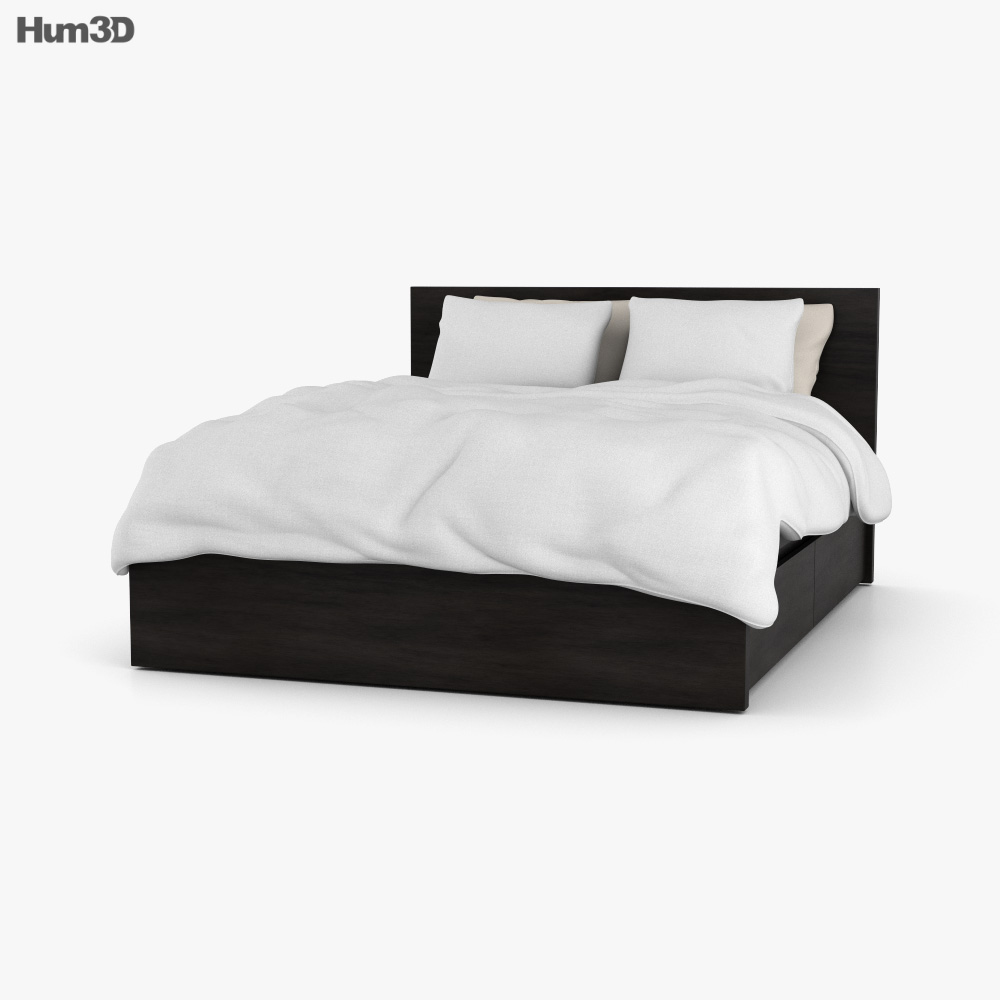 IKEA Malm Bett 3D-Modell