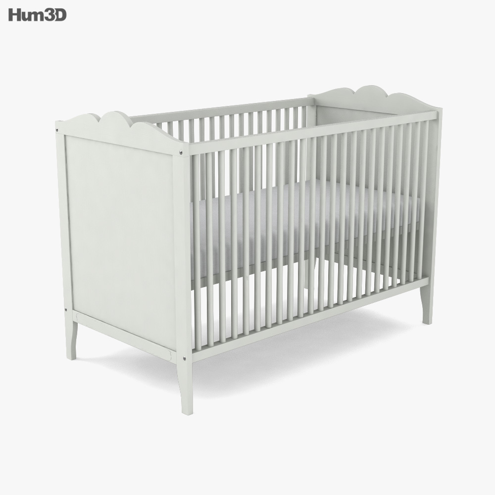 IKEA Hensvik 嬰兒床 3D模型