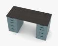IKEA Lagkapten Scrivania table Modello 3D