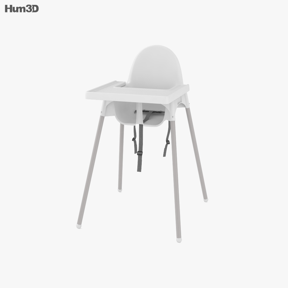 IKEA Antilop High chair 3D model