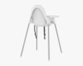 IKEA Antilop Стульчик для кормления 3D модель
