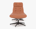 IKEA Havberg 肘掛け椅子 And オットマン 3Dモデル