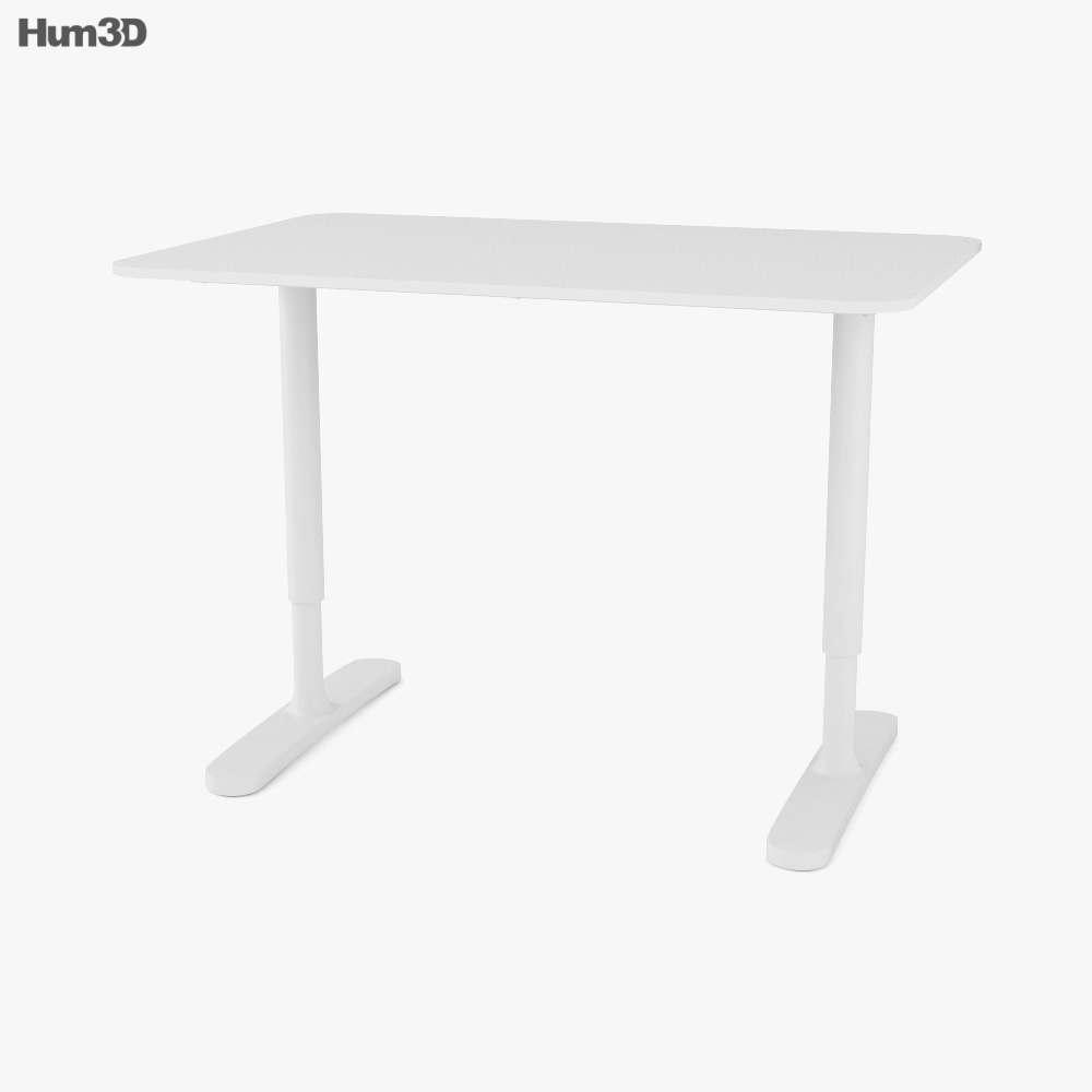 IKEA Bekant Escrivaninha table Modelo 3d