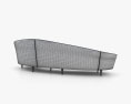 Ico Parisi Вигнутий диван 3D модель