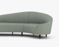 Ico Parisi Изогнутый диван 3D модель