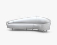 Ico Parisi Gebogenes Sofa 3D-Modell