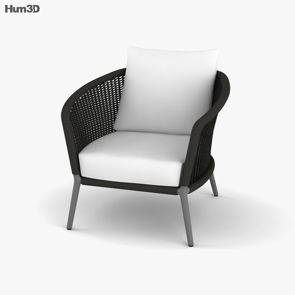 Janus Et Cie Knot Lounge chair 3D model