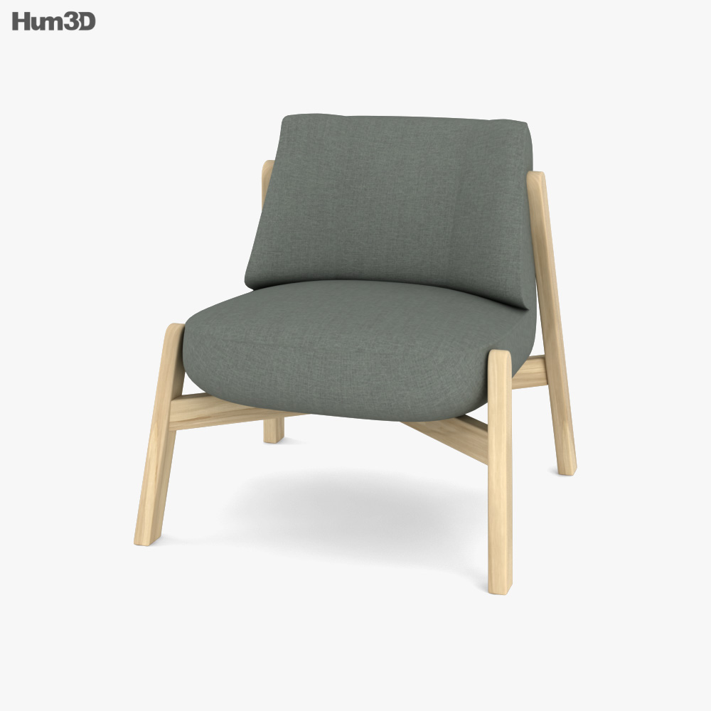 Jardan Harper 肘掛け椅子 3Dモデル