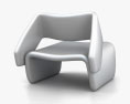 Jorge Zalszupin Ondine Lounge chair 3D модель