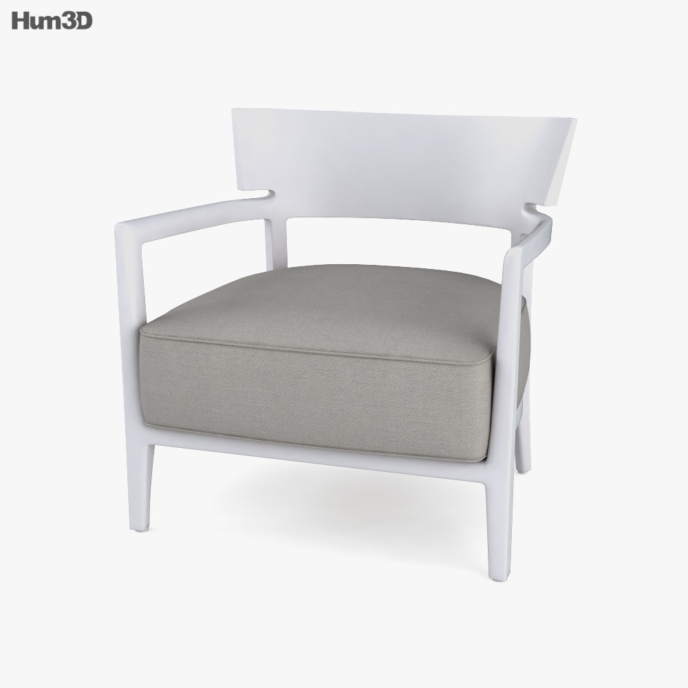 Kartell Cara 扶手椅 3D模型