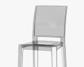 Kartell One More バースツール 3Dモデル
