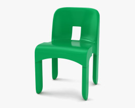 Kartell Joe Colombo Sedia Universale Chair 3D model